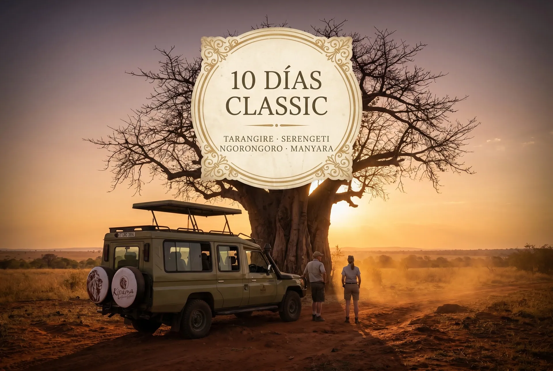 10 Días Safari Kipama Kubwa Tanzania